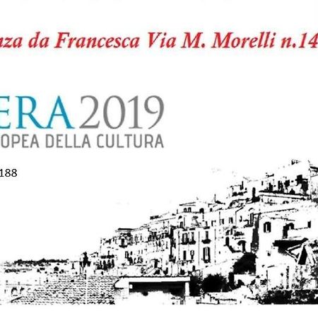 Appartamento Da Maria Francesca Matera Zewnętrze zdjęcie