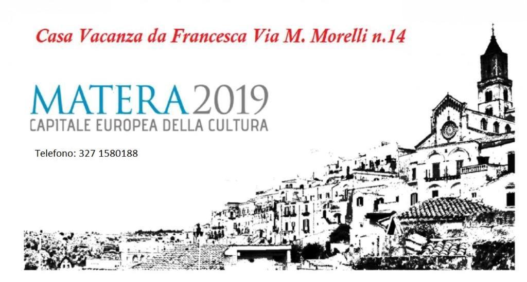 Appartamento Da Maria Francesca Matera Zewnętrze zdjęcie